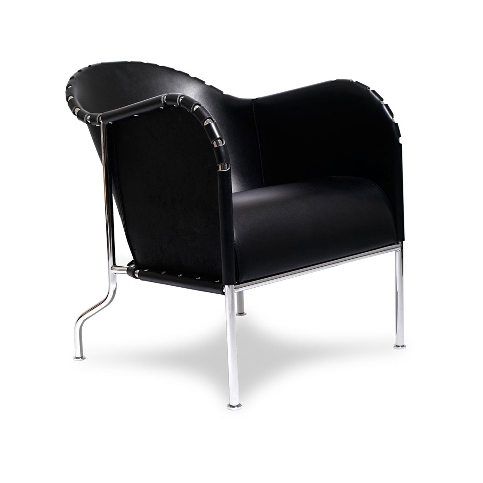 Bruno Armchair Matt Chrome