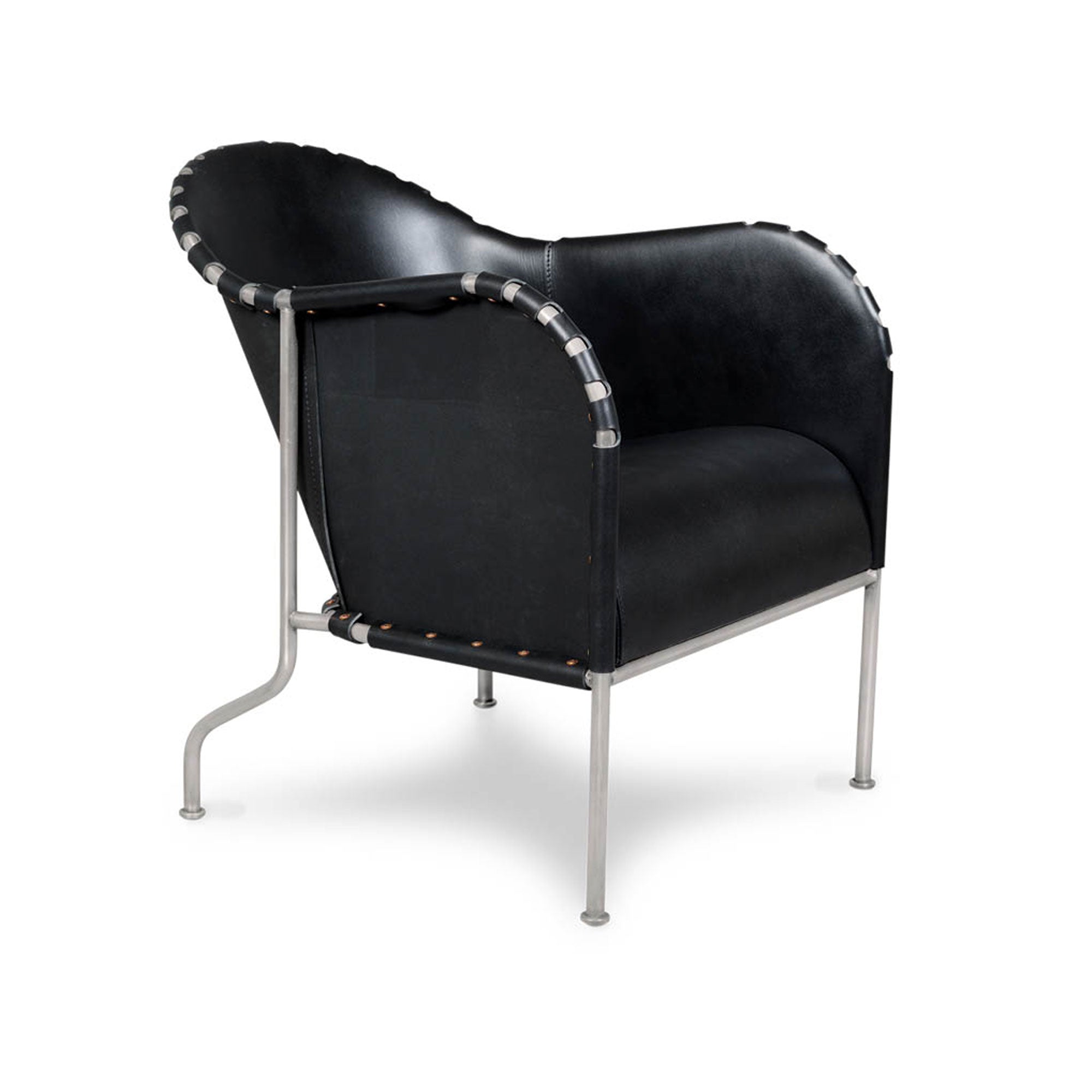 Bruno Armchair Matt Chrome