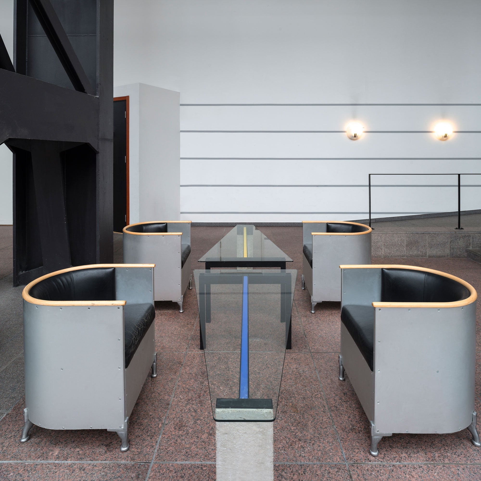 Aluminium Armchair Polished Aluminium