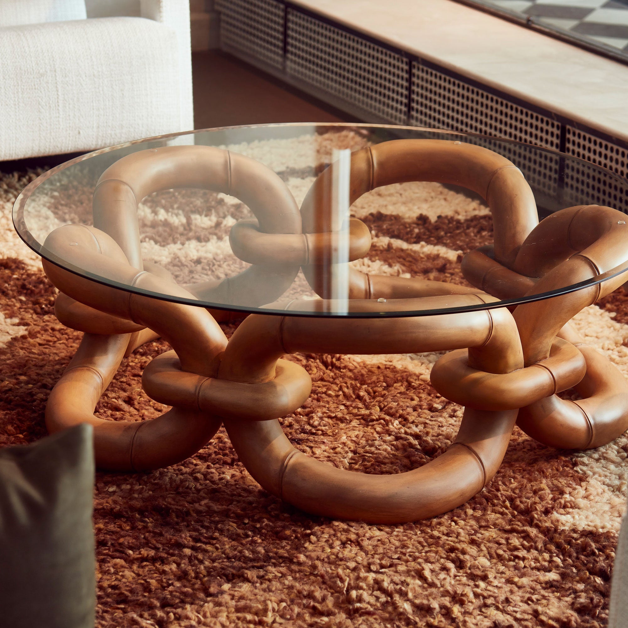 Bamboo Bracelet Sofa Table