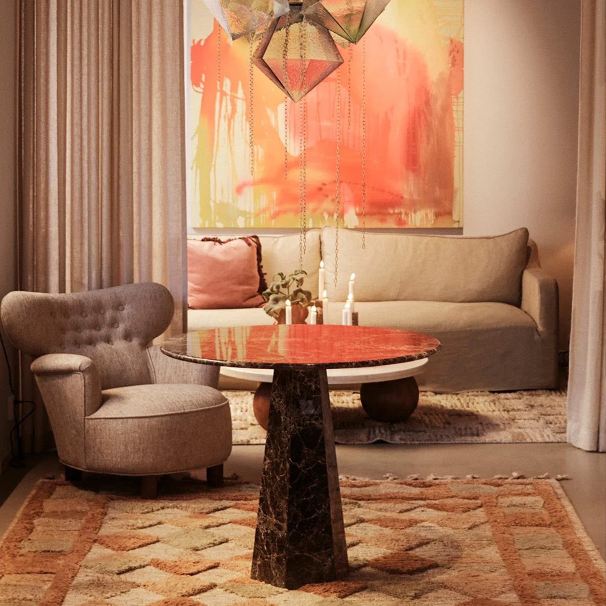 Hexagon Dining Table Ø35