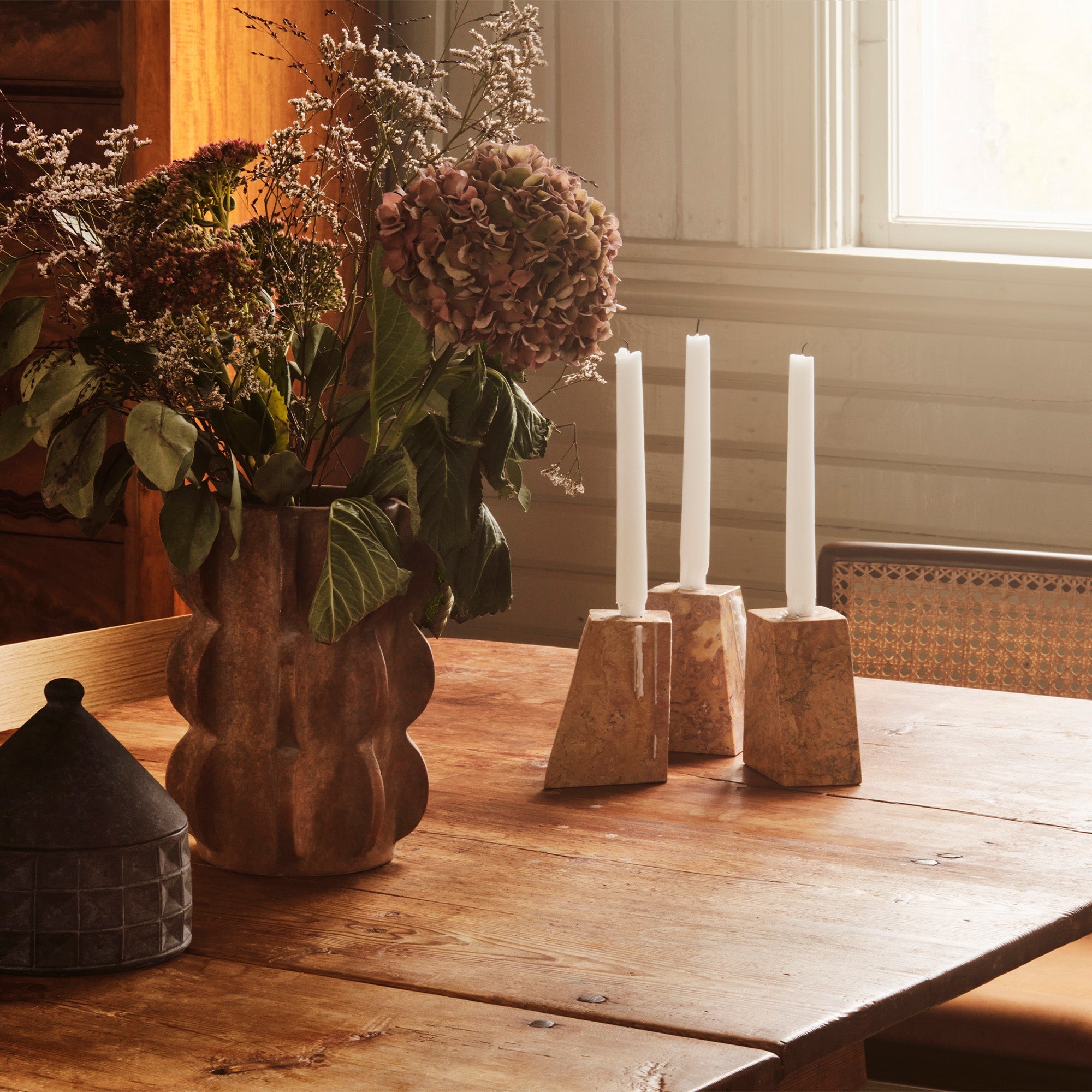 Pyramid Candle Holders