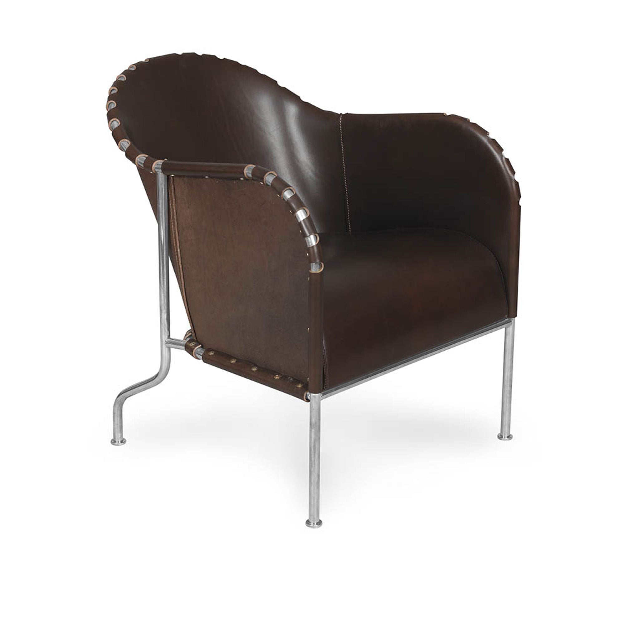 Bruno Armchair Matt Chrome