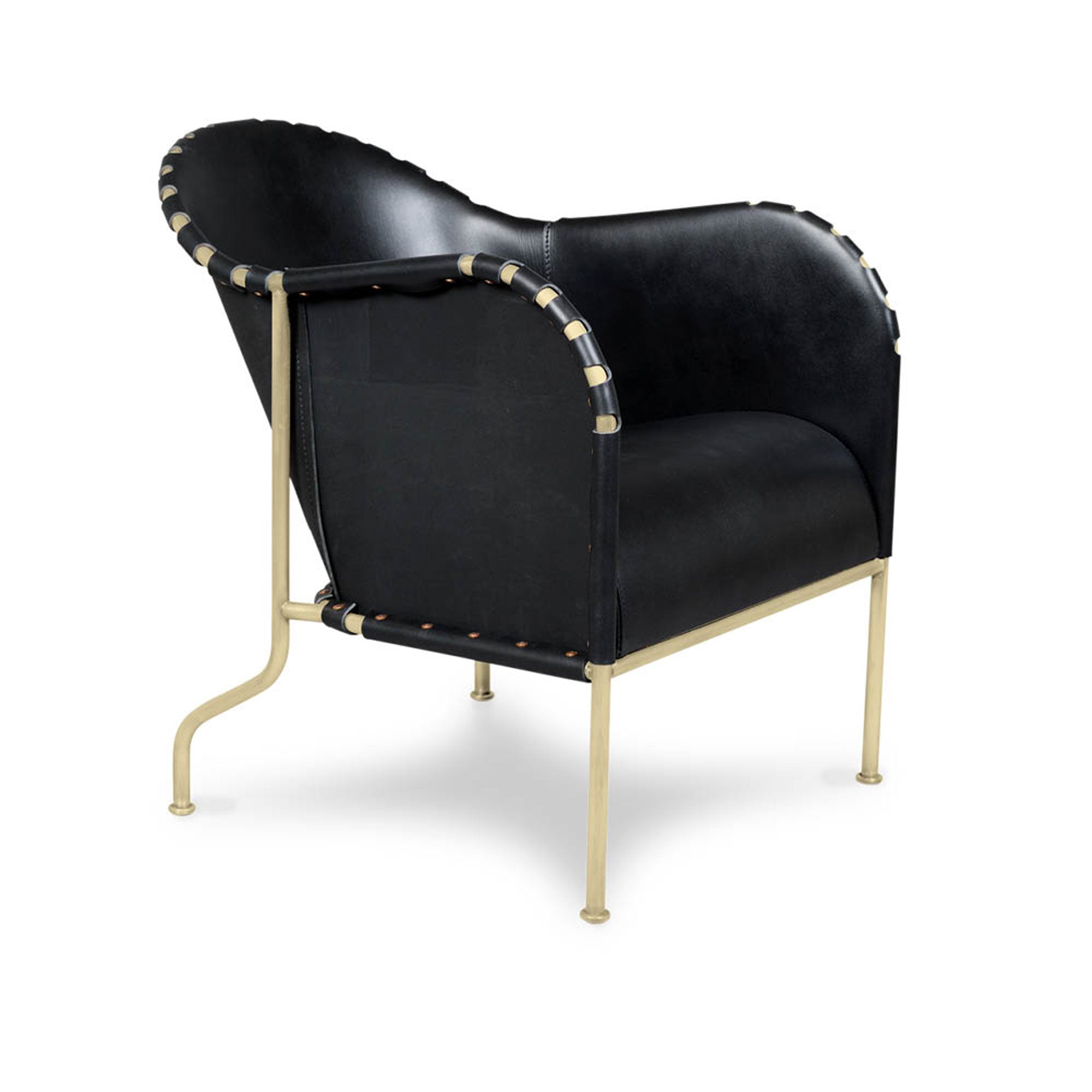 Bruno Armchair Brass